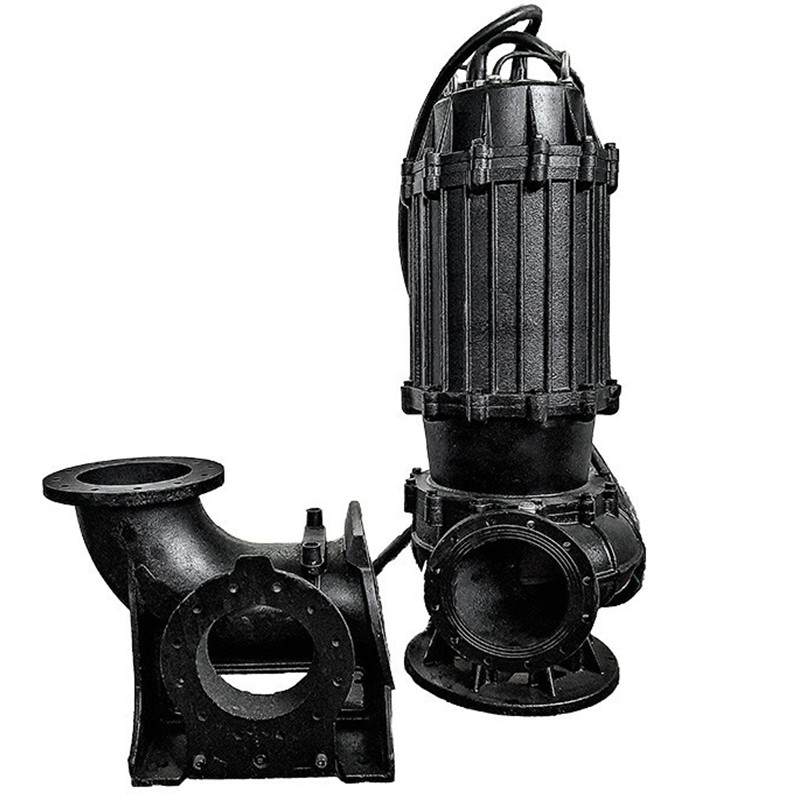 Насос погружной канализационный  CNP 50WQ15-25-3ACW(I) 3кВт 3х380В чугунный без автоматической трубной муфты с режущим механизмом DN50 кабель 9м 40гр.-2