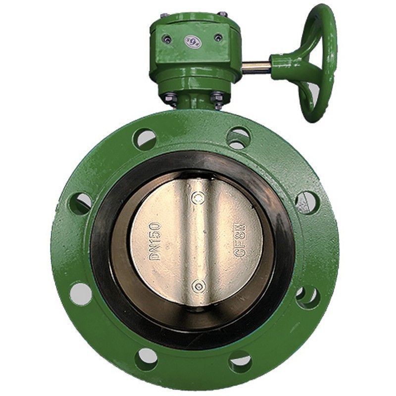 Затвор дисковый поворотный DN 250 PN 16 фланцевый с диском из нержавеющей стали уплотнение-EPDM с редуктором GALA Тип.2123-G-1