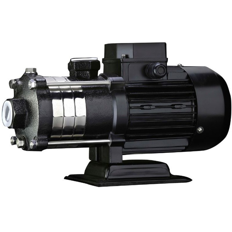 Насос многоступенчатый горизонтальный CNP CHLF12-10LSWSC 0,75кВт 3х220В/3х380В PN 10 70гр., нержавеющая сталь-1
