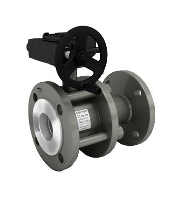 Краны стальные шаровые разборные 11с67п DN 50-150 PN 16 полнопроходные фланцевые под задвижку с редуктором LD купить в Ярославле | "Проконсим"