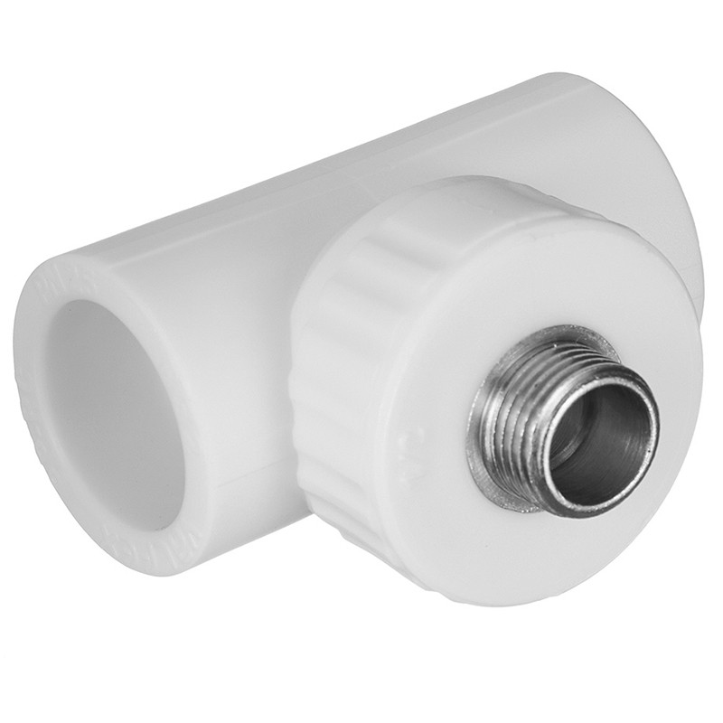 Тройник ПП 25-1/2'' PN 25 белый VALFEX Pro-1