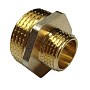 Ниппель латунный никелированный DN 20-15 PN 40 штуцер-штуцер переходный купить в Ярославле | «Проконсим»