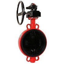 Затворы чугунные дисковые DN 50-300 PN 16 межфланцевые с концевиками и чугунным диском с редуктором РАШВОРК купить в Ярославле | "Проконсим"