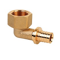 Угольники латунные для PEX-PEX труб DN 16-32 PN 16 под надвижную гильзу MVI SF.431 купить в Ярославле | "Проконсим"