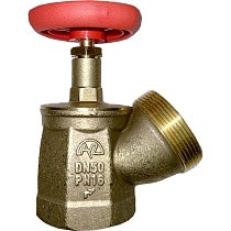 Клапан латунный пожарный КПЛУ DN 50 PN 16 угловой 125гр. м-шт Пензапромарматура купить в Ярославле | "Проконсим"