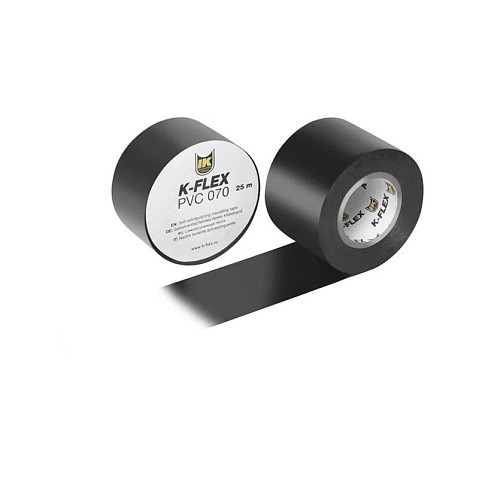 Лента теплоизоляционная K-FLEX PVC AT 070, DN 38, L = 25м, Tmax = 125гр. черный купить в Ярославле | "Проконсим"