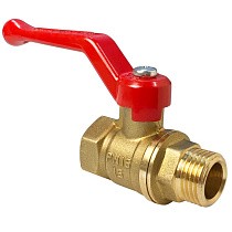 Краны латунные шаровые 11Б27фт1М DN 15-50 PN 25-40 рычаг муфта-штуцер Valfex.215.LR1 купить в Ярославле | "Проконсим"