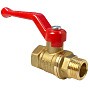 Краны латунные шаровые 11Б27фт1М DN 15-50 PN 25-40 рычаг муфта-штуцер Valfex.215.LR1 купить в Ярославле | "Проконсим"