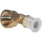 Угольник латунный для PEX труб 20-1/2'' с внутренней резьбой под надвижную гильзу Hipex типS HFWS00058 купить в Ярославле | "Проконсим"