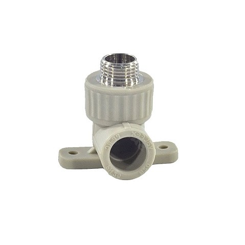 Угольник для смесителя НР VALFEX 20 PN 25 G-1/2'' НР серый купить в Ярославле | "Проконсим"