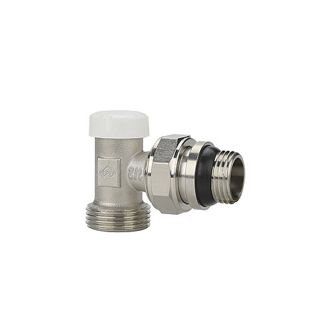 Клапан радиаторный VARMEGA VM10212 DN15x20 PN10 угловой настроечный G-1/2''х3/4'' еврокомус, с уплотнением штуцер купить в Ярославле | "Проконсим"