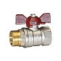 Кран латунный шаровой Temper 88.В-Н.12.Б DN 15 PN 40 бабочка муфта-штуцер купить в Ярославле | "Проконсим"