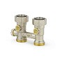 Узелы нижнего подключения VARMEGA VM138 DN20 прямой однотрубный 3/4''x3/4'' евроконус, с байпасом муфта-штуцер купить в Ярославле | "Проконсим"