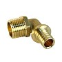 Угольник латунный для PEX труб 16-3/4'' PN 16 S-2,2мм под надвижную гильзу Valfex VF.453.AF купить в Ярославле | "Проконсим"