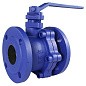 Кран шаровой полнопроходной DN 200 PN 16 чугунный фланцевый 400мм уплотнение PTFE с рукояткой РИДАН 082X4811R купить в Ярославле | "Проконсим"