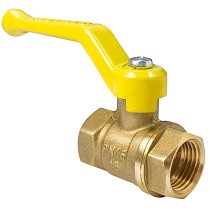 Краны латунные шаровые газовые 11Б27фтМ DN 15-50 PN 25-40 рычаг муфта-муфта Valfex.271.LR3 купить в Ярославле | "Проконсим"
