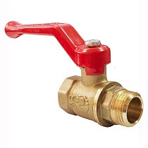 Краны латунные шаровые 11Б27фт1М DN 15-20 PN 25 рычаг муфта-штуцер Valfex Optima.215.LOR2 купить в Ярославле | "Проконсим"