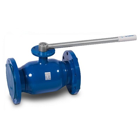 Кран стальной шаровой цельносварной TEMPER КШ.Ц.Ф, DN 125 PN 16, 350мм, стандартнопроходной, фланцевый с ручкой купить в Ярославле | "Проконсим"