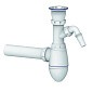 Сифон для умывальника Unicorn А310V, 40х40 прямой отвод, 1 1/2'' х40 чаша из нержавеющей стали с отводом для стиральной машины купить в Ярославле | "Проконсим"