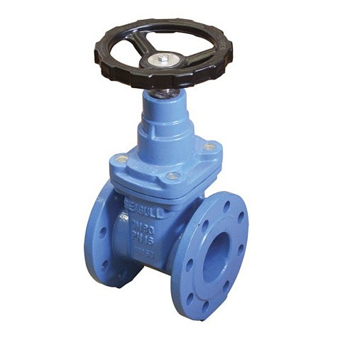 Задвижка чугунная DN 150 PN 16 с обрезиненным клином EPDM до 150гр. Seagull купить в Ярославле | "Проконсим" (101414030)