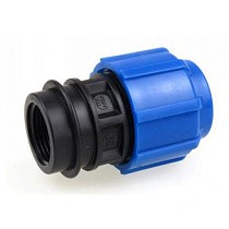 Муфты компрессионные для ПЭ DN 20-110 PN 16 обжимные с внутренней резьбой купить в Ярославле | "Проконсим"