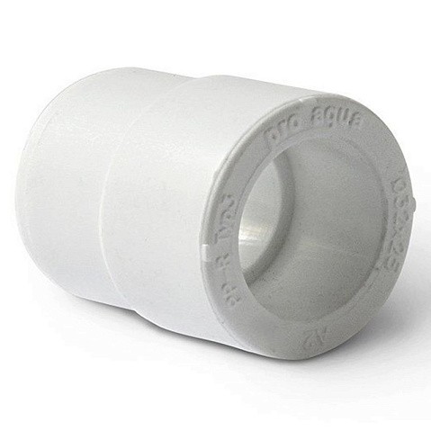 Муфта переходная ПП 63-40 PN 25 штуцер-муфта белая Pro Aqua PA12536P купить в Ярославле | "Проконсим"