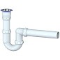 Сифон для умывальника Unicorn Y210, 40х40 прямой отвод, 1 1/2'' х40 чаша из нержавеющей стали купить в Ярославле | "Проконсим"