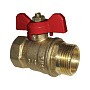 Краны латунные шаровые 11Б27п1 DN 15-32 PN 16 однотипные бабочка муфта-штуцер купить в Ярославле | "Проконсим"