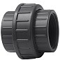 Муфта разборная НПВХ DN 32-1" PN 16 клеевая с внутренней резьбой черная Aquaviva BOG32100 купить в Ярославле | "Проконсим"