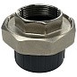 Муфта разборная НПВХ DN 50-1 1/2" PN 16 клеевая с внутренней латунной резьбой черная Aquaviva AQVBBD50F купить в Ярославле | "Проконсим"