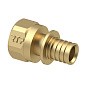 Муфта латунная для PEX труб  25-1''  PN 16  под надвижную гильзу с внутренней резьбой  РосТурПласт купить в Ярославле | "Проконсим"