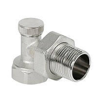 Клапан для радиаторов VALFEX VF.019.N, PN-10, угловой, настроечный купить в Ярославле | "Проконсим"