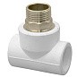 Тройник комбинированный ПП 40-1 1/4'' PN 25 под ключ с наружной резьбой белый РТП 10760 купить в Ярославле | "Проконсим"