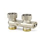 Узелы нижнего подключения VARMEGA VM139 DN20 прямой двухтрубный 3/4''x3/4'' евроконус, перекрёстный муфта-штуцер купить в Ярославле | "Проконсим"