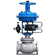 Клапаны стальные запорно-регулирующие DN 15-80 PN 4 с пневмоприводом МА-С-350-25-3-У1 без ручного дублера КПСР купить в Ярославле | "Проконсим"
