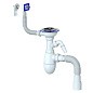 Сифон для мойки Unicorn В427, 40х50 гибкий отвод, 3 1/2'' х40 с отводом для стиральной машины, круглый и прямоугольный перелив купить в Ярославле | "Проконсим"