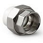 Муфта комбинированная ПП 25-1/2'' PN 25 разъёмная с внутренней резьбой белая Pro Aqua PA20012
