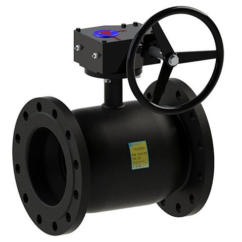 Кран стальной шаровой BREEZE 11с332, DN 250 PN 25, 650мм, стандартнопроходной, фланцевый с редуктором купить в Ярославле | "Проконсим"