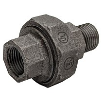 Американка чугунная DN 15-50 PN 16 муфта-штуцер с плоской прокладкой Fittex Plus купить в Ярославле | "Проконсим"