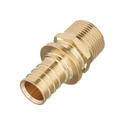  Муфта латунная под надвижную гильзу PEX-НР 25-1/2'' MVI SF.420.0604 (922102205) со склада Проконсим в Ярославле