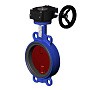Затвор дисковый поворотный DN 300 PN 16 межфланцевый с диском из чугуна уплотнение-EPDM редуктор Tecofi VPI4448 купить в Ярославле | "Проконсим"