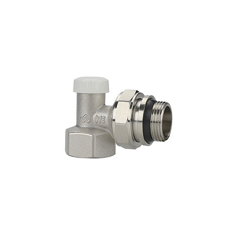 Клапан радиаторный VARMEGA VM10213 DN20 PN10 угловой настроечный G-3/4'' с уплотнением муфта-штуцер купить в Ярославле | "Проконсим"