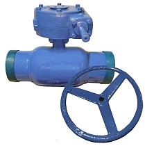 Краны стальные шаровые цельносварные КШ.Ц.П.Р DN 125 PN 25 приварные с редуктором Seagull купить в Ярославле | "Проконсим"