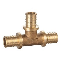 Тройники переходные латунные для PEX-PEX труб DN 16-32 PN 16 под надвижную гильзу PLP купить в Ярославле | "Проконсим"