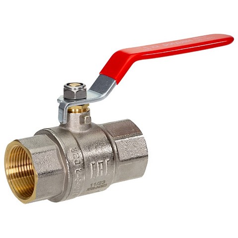 Кран латунный шаровый DN 65 PN 25 никелированный рычаг муфта-муфта РИДАН BVR-R 065B8313R купить в Ярославле | "Проконсим"