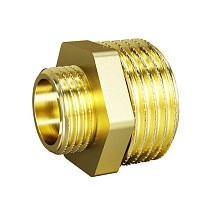 Ниппели латунные DN 15-50 PN 40 штуцер-штуцер переходный LD Pride купить в Ярославле | "Проконсим"