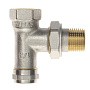 Клапан радиаторный настроечный DN 15-20 PN 10 угловой никелированный под шестигранник РИДАН купить в Ярославле | "Проконсим"
