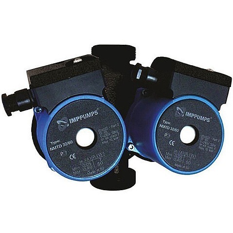 Насос циркуляционный с мокрым ротором NMTD PLUS 32/60-180 36Вт 1х220В сдвоенный с электронным упр. резьбовой PN10 110C IMP PUMPS купить в Ярославле | "Проконсим"