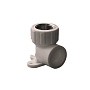 Угольник установочный ПП 25-1/2'' PN 25 с внутренней резьбой серый