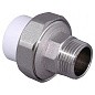 Муфта комбинированная ПП 20-3/4'' PN 25 разъёмная с наружной резьбой белая VALFEX  купить в Ярославле | "Проконсим"